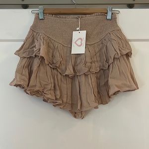 Rock n Rags tan skirt